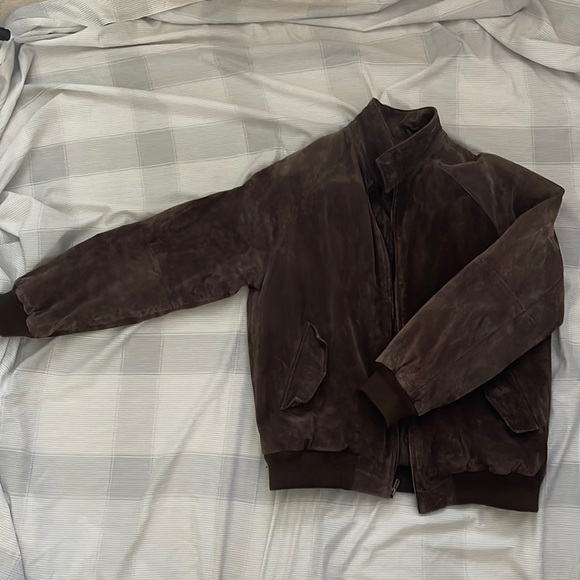 Van Heusen brown suede jacket - Picture 1 of 5